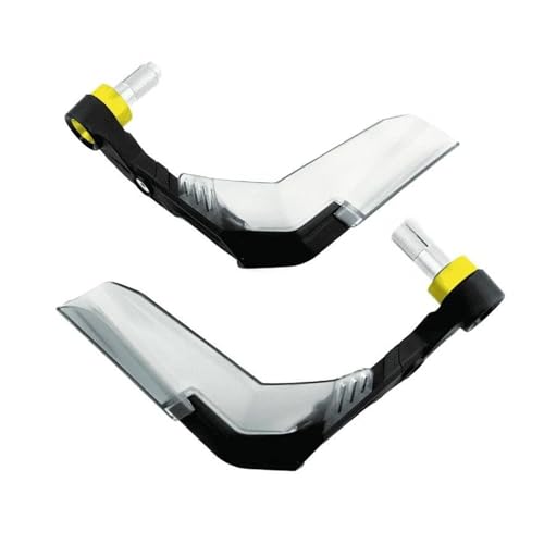 OUSDUO Passend Für YZF R1 R1M R3 R6 R15 R25 MT-09 FZ1 FZ6 N/S FZ8 TMAX Xmax NMAX FZR FJR SZR Handschutz Schutzfolie Windabweiser Motorrad Handschutz(Gold) von OUSDUO