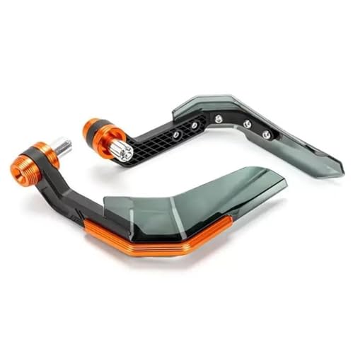 OUSDUO Universal Protector Modifikation Schutzausrüstung CNC Aluminiumlegierung Motorrad Handschutz Handschutz Schild Winddicht Motorrad Handschutz(Orange) von OUSDUO