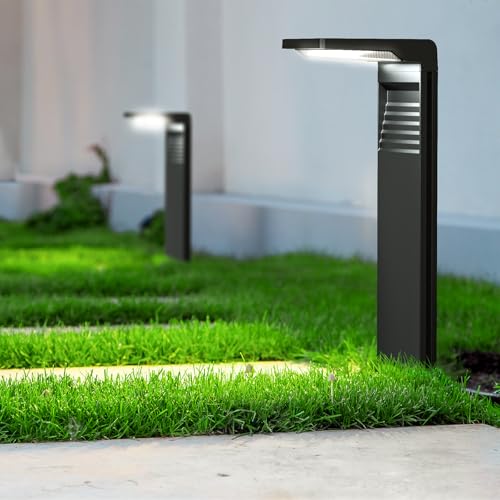 OUSFOT Solarleuchten für Außen Garden 2 Stück 30 LED, Solar Bodenleuchten Aussen IP65 Wasserdicht, Solarlampen Garten mit 2 Beleuchtungsmodi, Solar Strahler Spots für Bodenbelag Hof Auffahrt Weg von OUSFOT
