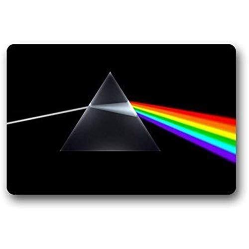 OUSHENGMAOYI Schöne Badteppiche Floyd Dark Side of Moon Benutzerdefinierte Outdoor Indoor Fußmatte Personalisiertes Design Machine-Wahable Neopren Gummi Fußmatte 60X40Cm von OUSHENGMAOYI