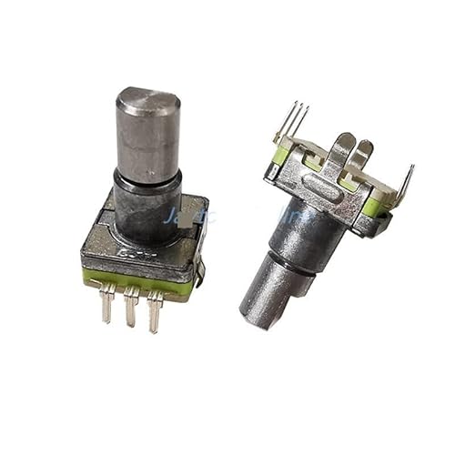 OUSIKA Potentiometer 5 Stück Drehgeberschalter EC11 mit Druckschalter Selbstfederrückstellung 5-poliger Plug-in-Typ Links- oder Rechtsdrehung 15 mm Halbwelle Potentiometer OUSIKA Potentiometer 5 Stück Drehgeberschalter EC11 mit Druckschalter Selbstfederrückstellung 5-poliger Plug-in-Typ Links- oder Rechtsdrehung 15 mm Halbwelle Potentiometer von OUSIKA