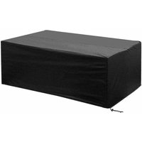 Gartenmöbel-Abdeckung, 213 x 132 x 74 cm, Oxford-Gewebe, wasserdicht, winddicht, staubdicht, für den Außenbereich, schwarze Möbelabdeckungen mit von OUSUDELA