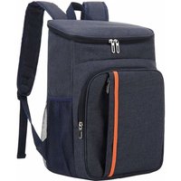 Isolierter Kühlrucksack – 18 l für Picknick, Strand, Camping (Marineblau) von OUSUDELA