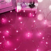Rosa Lichterketten, Dalugo 50 LED batteriebetriebene rosa Lichterketten für Mädchen Schlafzimmer Geburtstagsfeier Weihnachtsdekorationen Rosa Lichterketten, Dalugo 50 LED batteriebetriebene rosa Lichterketten für Mädchen Schlafzimmer Geburtstagsfeier Weihnachtsdekorationen von OUSUDELA