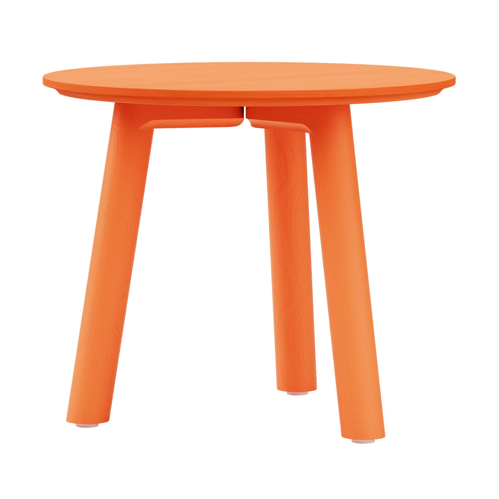 OUT OBJEKTE UNSERER TAGE - Meyer Color Couchtisch Medium H 45cm - pure orange/lackiert/H 45cm x Ø 53cm von OUT OBJEKTE UNSERER TAGE