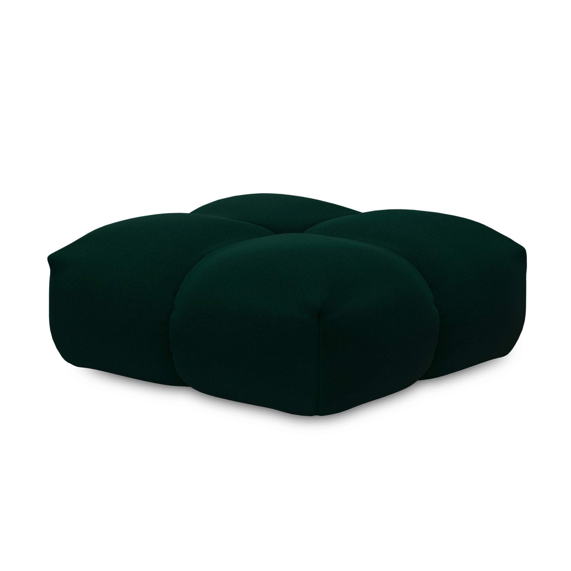 OUT OBJEKTE UNSERER TAGE - Sander Pouf Large - tannengrün/Stoff Vidar 4 1062/BxHxT 95x38x95cm/Innenstruktur MDF von OUT OBJEKTE UNSERER TAGE