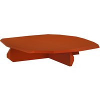 OUT Objekte unserer Tage - Fels Couchtisch, Esche massiv lackiert Sienna Rot von OUT Objekte unserer Tage