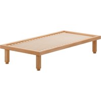 OUT Objekte unserer Tage - Kaya Bett XSmall, 90 x 200 cm, Eiche gewachst von OUT Objekte unserer Tage