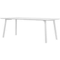 OUT Objekte unserer Tage - Meyer Color Tisch 200 x 92 cm, Esche lackiert, weiß von OUT Objekte unserer Tage