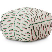 OUT Objekte unserer Tage - Sander Pouf Mini, rosa / grün (Tiger Beat Col. 005 by Dedar) von OUT Objekte unserer Tage