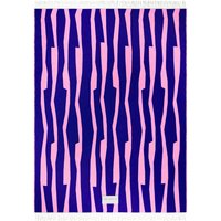OUT Objekte unserer Tage - Seidel Decke Me Time, ultramarin / rosa von OUT Objekte unserer Tage
