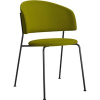 OUT Objekte unserer Tage - Wagner Dining Chair, schwarz / Vidar by Kvadrat/Raf Simons (4 956 olivgrün) von OUT OBJEKTE UNSERER TAGE