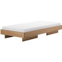 OUT Objekte unserer Tage - Zians Bett XSmall 90 x 200 cm, Eiche gewachst von OUT Objekte unserer Tage
