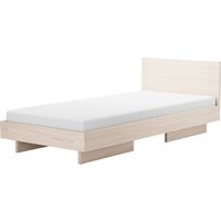 OUT Objekte unserer Tage - Zians Bett XSmall mit Kopfteil 90 x 200 cm, Esche mit Weißpigment OUT Objekte unserer Tage - Zians Bett XSmall mit Kopfteil 90 x 200 cm, Esche mit Weißpigment von OUT Objekte unserer Tage