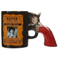 Tasse - Gadget und Geschenke - Revolver Wanted - 400 ml - Porzellan - Nicht spülmaschinenfest von OUT OF THE BLUE