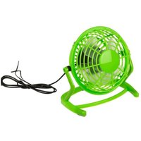 Tisch USB Ventilator 15 x 14,5 cm Grün von OUT OF THE BLUE