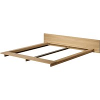 OUT Objekte unserer Tage - Faro Bett Large, mit Kopfteil, 180 x 200 cm, Eiche massiv gewachst von OUT Objekte unserer Tage