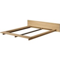 OUT Objekte unserer Tage - Faro Bett Medium, mit Kopfteil, 160 x 200 cm, Eiche massiv gewachst von OUT Objekte unserer Tage
