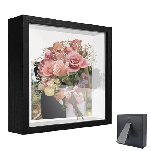 OUTALIZ Bilderrahmen zum Befüllen, Tiefer Bilderrahmen zum Befüllen 20 x 25 cm, mit Transparente Acrylplatte, 3D Rahmen Tiefer 3cm, für Hochzeitsstrauß, Hochzeitsgeschenk, Schwarz OUTALIZ Bilderrahmen zum Befüllen, Tiefer Bilderrahmen zum Befüllen 20 x 25 cm, mit Transparente Acrylplatte, 3D Rahmen Tiefer 3cm, für Hochzeitsstrauß, Hochzeitsgeschenk, Schwarz von OUTALIZ