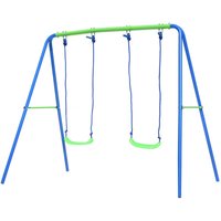 Outdoor Toys - Doppel-Gartenschaukeln für Kinder + 3 Jahren aus Metall 220x138x182 cm Belastung bis zu 45 kg Outdoor Toys - Doppel-Gartenschaukeln für Kinder + 3 Jahren aus Metall 220x138x182 cm Belastung bis zu 45 kg von OUTDOOR TOYS