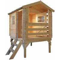 Kinderspielhaus aus Holz Outdoor Toys Maya 2,6 m² von 181x146x205 cm von OUTDOOR TOYS