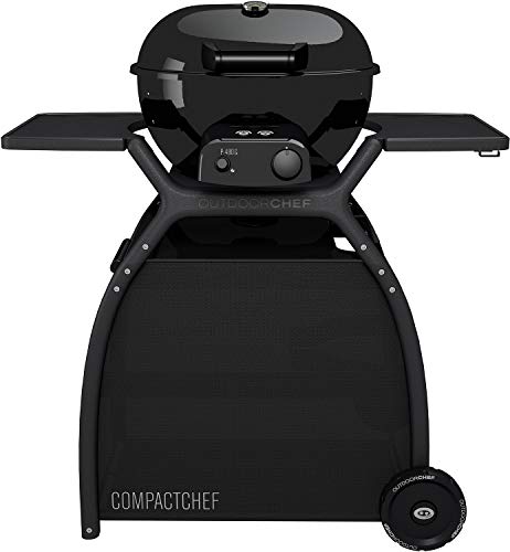 OUTDOORCHEF P-480 G Compactchef - Gasgrill mit EASY FLIP Trichter und Edelstahlbrenner von OUTDOORCHEF