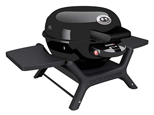 Outdoorchef Elektrogrill mit Deckel „Minichef 420 E“ – Kompaktgrill elektrisch für saftige Steaks und mehr – Ideal als Balkongrill und Campinggrill – Ø 42 cm mit 2.0 kW von OUTDOORCHEF