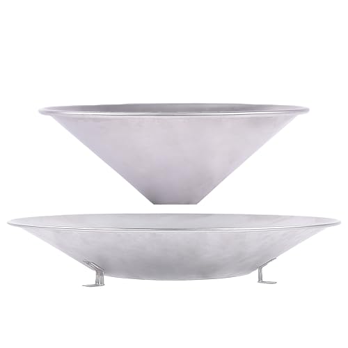 Outdoorchef Ersatzteil Edelstahl Trichter Set - Ersatz Trichter für 480 570er Gas Kugelgrill - Passend für alle Modelle - Ascona Montreux Geneva von OUTDOORCHEF