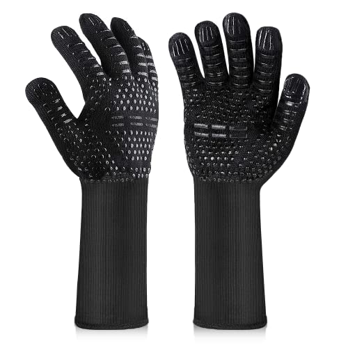 Grillhandschuhe Hitzebeständig Ofenhandschuhe Feuerfeste Handschuhe Backhandschuhe - OUTDOUSE BBQ Topfhandschuhe Kochhandschuhe für Kochen Backen Grillhandschuhe Hitzebeständig Ofenhandschuhe Feuerfeste Handschuhe Backhandschuhe - OUTDOUSE BBQ Topfhandschuhe Kochhandschuhe für Kochen Backen von OUTDOUSE