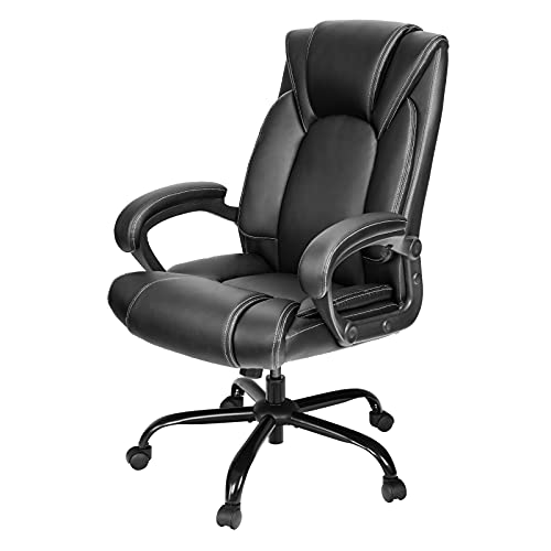 OUTFINE Bürostuhl Chefsessel Bürostuhl Schreibtischstuhl Computerstuhl mit ergonomischer Unterstützung Kippfunktion gepolstert mit Lederfaserstoff schwarz OUTFINE Bürostuhl Chefsessel Bürostuhl Schreibtischstuhl Computerstuhl mit ergonomischer Unterstützung Kippfunktion gepolstert mit Lederfaserstoff schwarz von OUTFINE