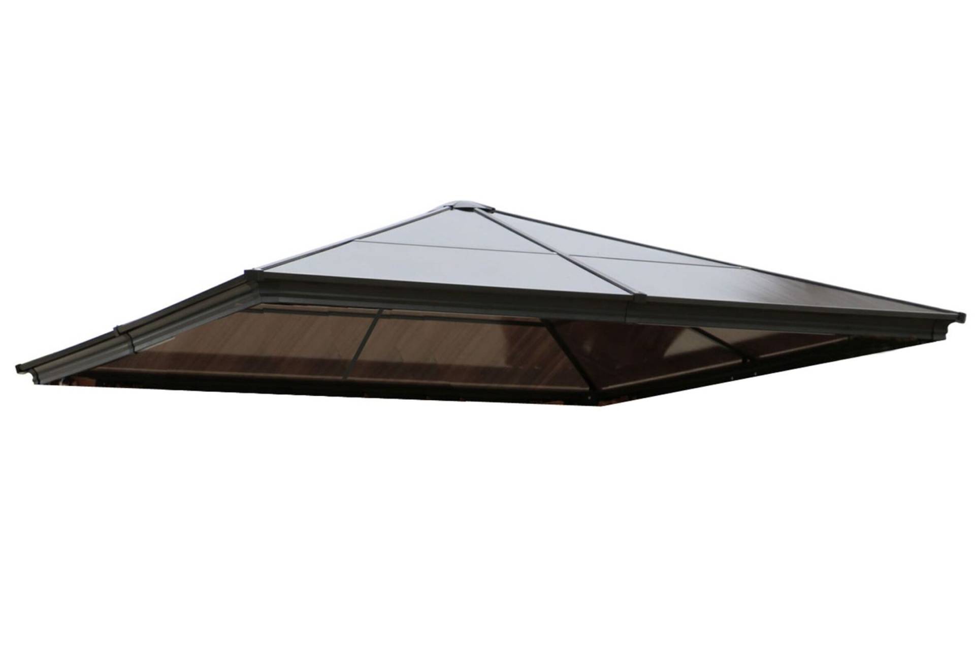 B-Ware: OUTFLEXX Ersatzdach für Pavillon, transparent, Polycarbonatplatten, 3x3m von OUTFLEXX