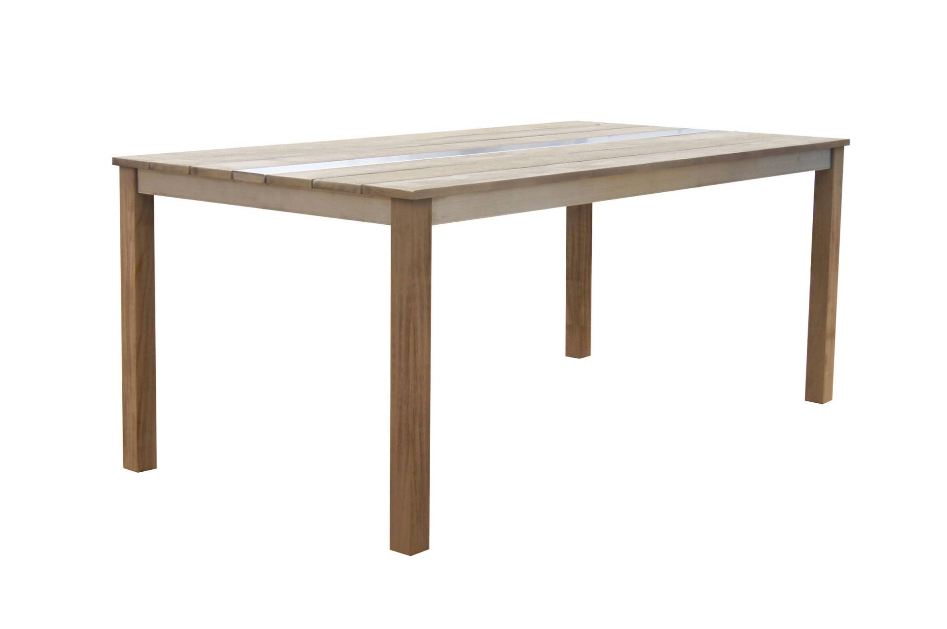 OUTFLEXX Dining Tisch, natur, FSC®-Teak, 180x95 cm, Tischbeine aus FSC®-Teakholz von OUTFLEXX