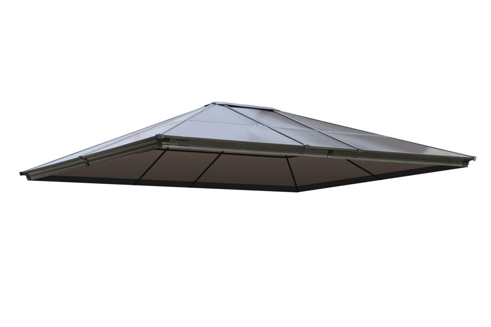OUTFLEXX Ersatzdach für Pavillon, transparent, Polycarbonatplatten, 3x3,6m von OUTFLEXX