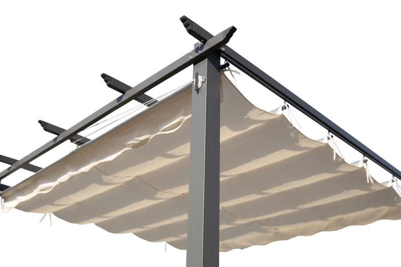 OUTFLEXX Ersatzdach für Pavillon 13410, Creme, Polyester, 258 x 258 cm, PA-beschichtet, UV-beständig von OUTFLEXX