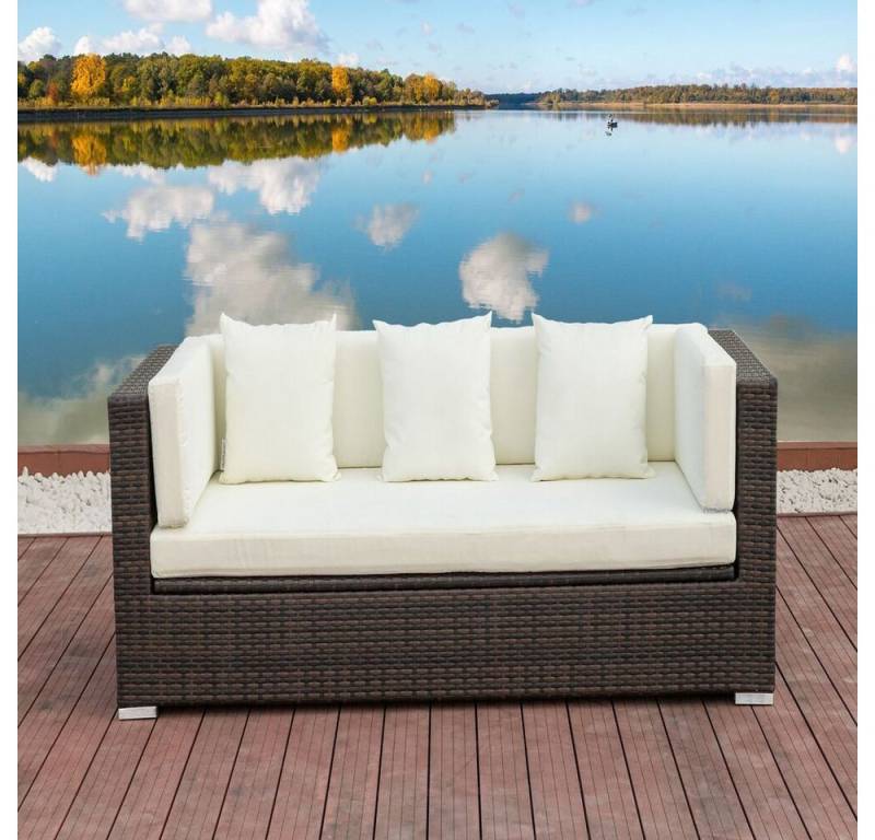 OUTFLEXX Gartenlounge-Bank BasicLine W37 von OUTFLEXX