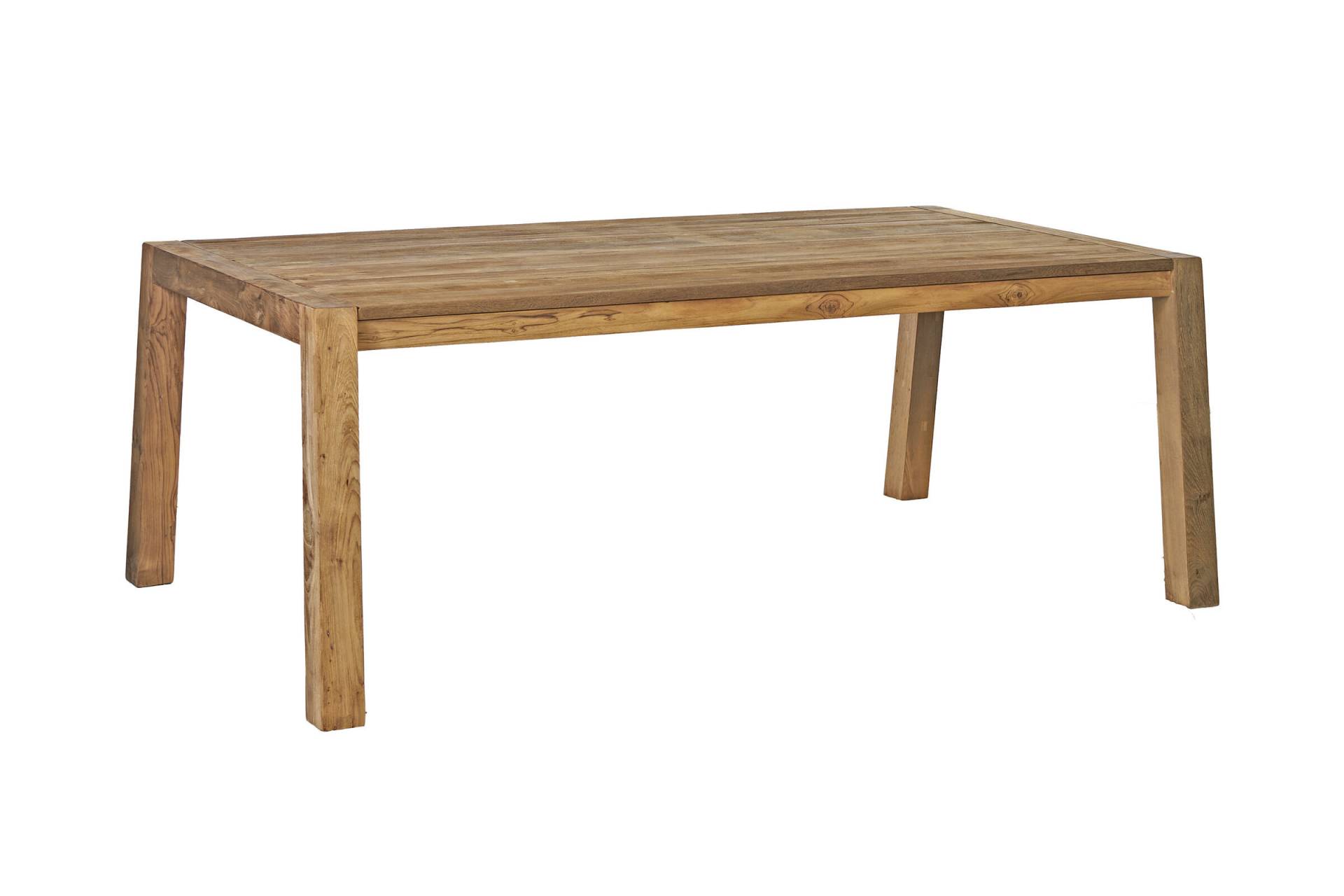 OUTFLEXX Jogja Esstisch, natur, recycled FSC-Teak, 200 x 115 cm von OUTFLEXX