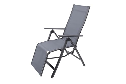 OUTFLEXX Relaxsessel, anthrazit/grau, Alu/Textilene, 67x71x110cm OUTFLEXX Relaxsessel, anthrazit/grau, Alu/Textilene, 67x71x110cm von OUTFLEXX