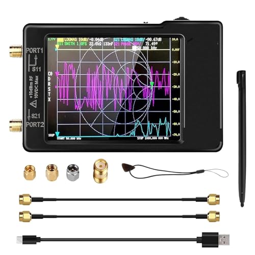 2,8 Zoll VNA-H Vektornetzwerk-Antennenanalysator 10 KHz-1,5 GHz MF HF VHF UHF mit SD-Kartensteckplatz V3.6 Version analysator, Effektive Entstörung von OUTFYT