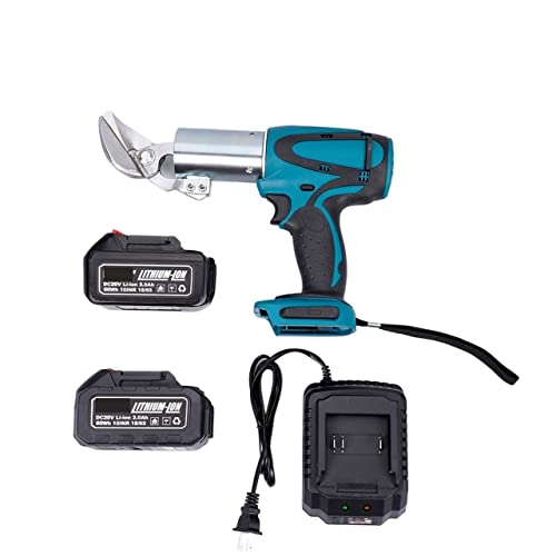 20 V Akku-Bügeleisen Schere Metallschneidewerkzeug Eisenschere Blechschneider Schere Kohlenstoffstahlschneider for Batterie,Verbesserung der Schereffizienz(2Battery 3.0AH,WiFi) von OUTFYT