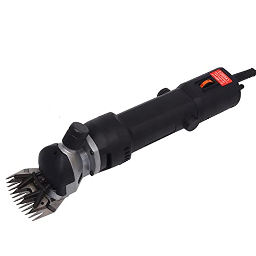 690 W 6-Gang-Geschwindigkeits-Elektro-Schaf-Ziege-Schermaschine Trimmer-Werkzeug Wollscheren-Schneidmaschine mit Box Anpassbare Stecker,Verbesserung der Schereffizienz(9 Teeth) von OUTFYT