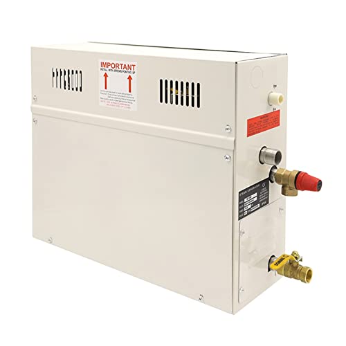 9 kW Kommerzieller selbstverfolgungsübergreifender Dampfgenerator Duschsystem Mini-Dampfgenerator Bademaschine mit intelligentem Touch Controller for die Heizung zu Hause , Hohe Temperaturen Widersteh von OUTFYT