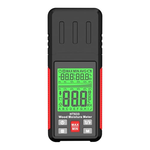 Digitales Holzfeuchtemessgerät Professionelles Holzhygrometer Tragbares Werkzeug LCD-Display Holzdetektor,Schnelltests Digitales Holzfeuchtemessgerät Professionelles Holzhygrometer Tragbares Werkzeug LCD-Display Holzdetektor,Schnelltests von OUTFYT