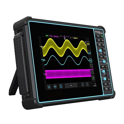 Digitales Tablet-Oszilloskop Handheld 100 MHz 4-Kanal-Oszilloskop Automotive Tragbares Oszilloskop Auto,Lang anhaltende(TO1104) von OUTFYT