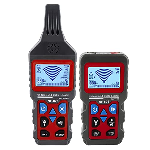 Draht-Verfolger Tragbares Telefon Kabel-Locator U-Rohr-Detektor Professionelles Kabel Finder NF-826,Hohe Empfindlichkeit von OUTFYT