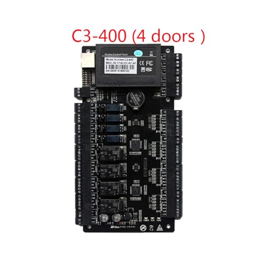 Einstempeln in Der Maschine, TCP IP Wiegand 26 C3-100 C3-200 C3-400 Türzugangskontrolltafel for Sicherheitslösungen Zugangskontrollsystem 30000 Benutzer Bürouhr(Color:C3-400) von OUTFYT