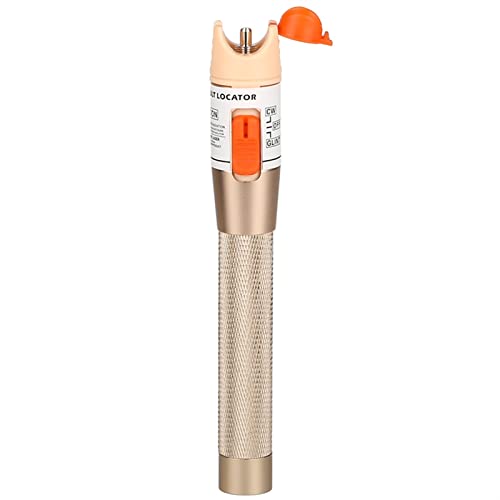 Goldener 10km roter Lichtquelle Fiber Test Stift 1 0mw. Visueller Fehler Locator-kompatibel ST FC SC-Faser-Patch-Kabel,Hohe Empfindlichkeit von OUTFYT