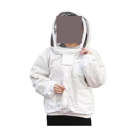 Imkerei-Jacke, belüftete Imkerei-Kleidung, Imker-Schutzkleidung, Anti-Bienen-Anzug, Imkerei-Werkzeug , Langlebig und komfortabel(3XL) von OUTFYT
