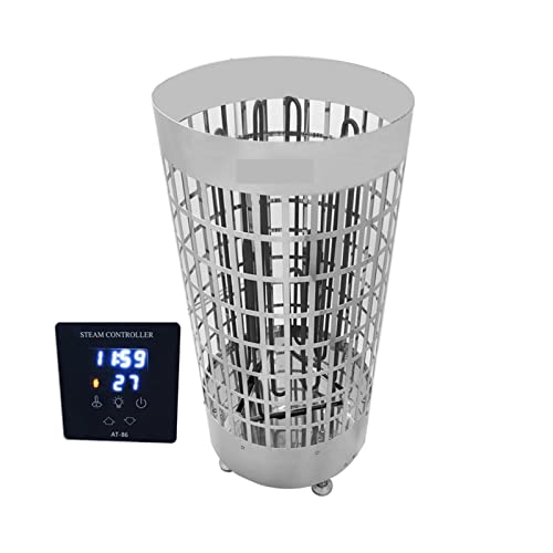 OUTFYT 6KW-18 kW Saunaheizung tragbarer intelligenter Trockenwärme Sauna 1 5 kW Elektrischer Saunaheizungsherd mit internem Controller, Hohe Temperaturen Widerstehen(8kw) von OUTFYT