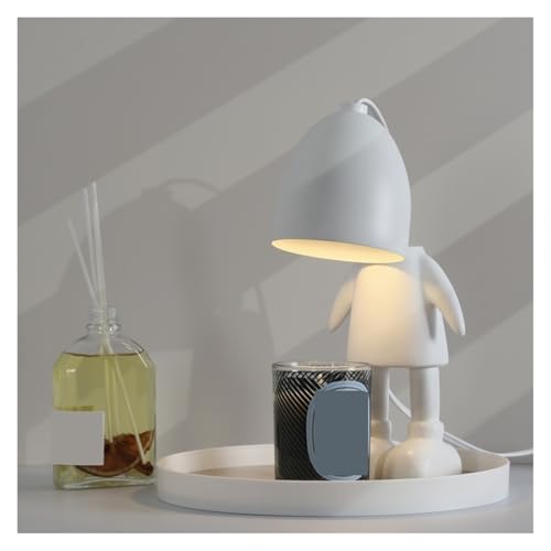 OUTFYT Roboter Kerzenwärmer Tischlampe Heizung Harz Dimmbares Licht Kerzenwärmer, Flammenloses Und Sicheres Design von OUTFYT