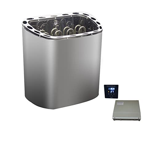 OUTFYT Sauna -Heizung Sauna -Heizungsofen 4. 5 kW Traditionelle trockene Sauna -Raum -Elektro -Sauna -Heizung mit digitalem Controller, Hohe Temperaturen Widerstehen(8KW) von OUTFYT